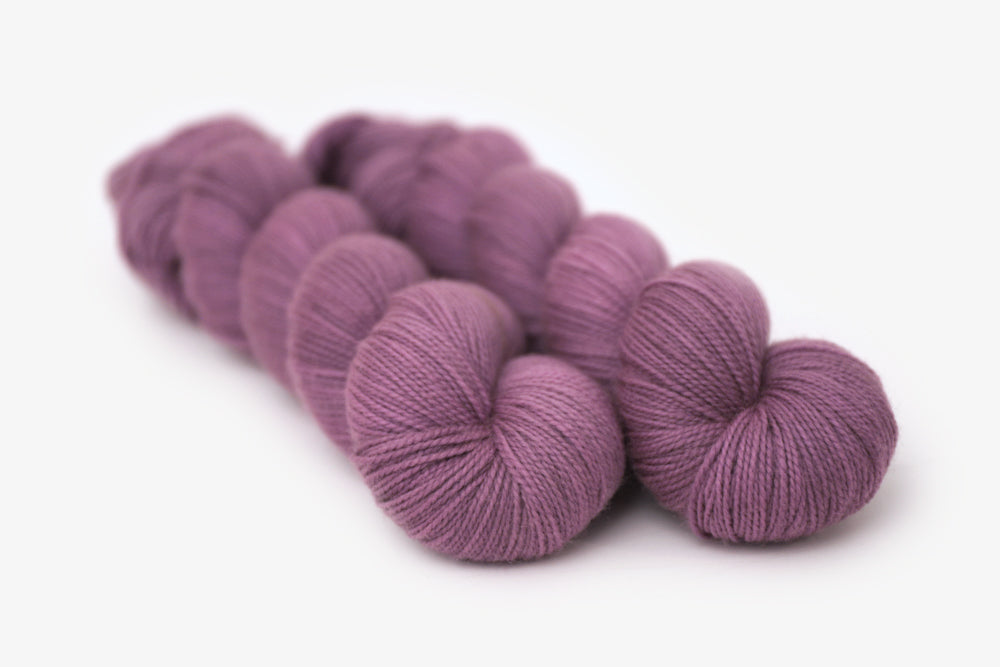 Plum Yarn | Plum Colored Yarn | Purple Yarn | Hand Dyed Yarn