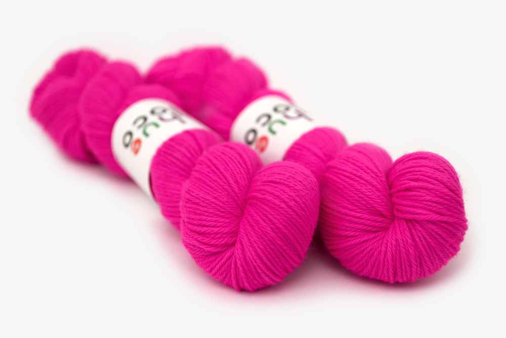 Fuchsia Yarn | Pink And Purple Yarn | Pink | Hand Dyed Yarn