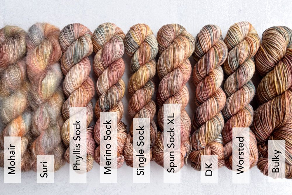 Sage Taproot Taproot Single Sock Yarn | Peach, Pink, Ochre, Sage | Hand Dyed