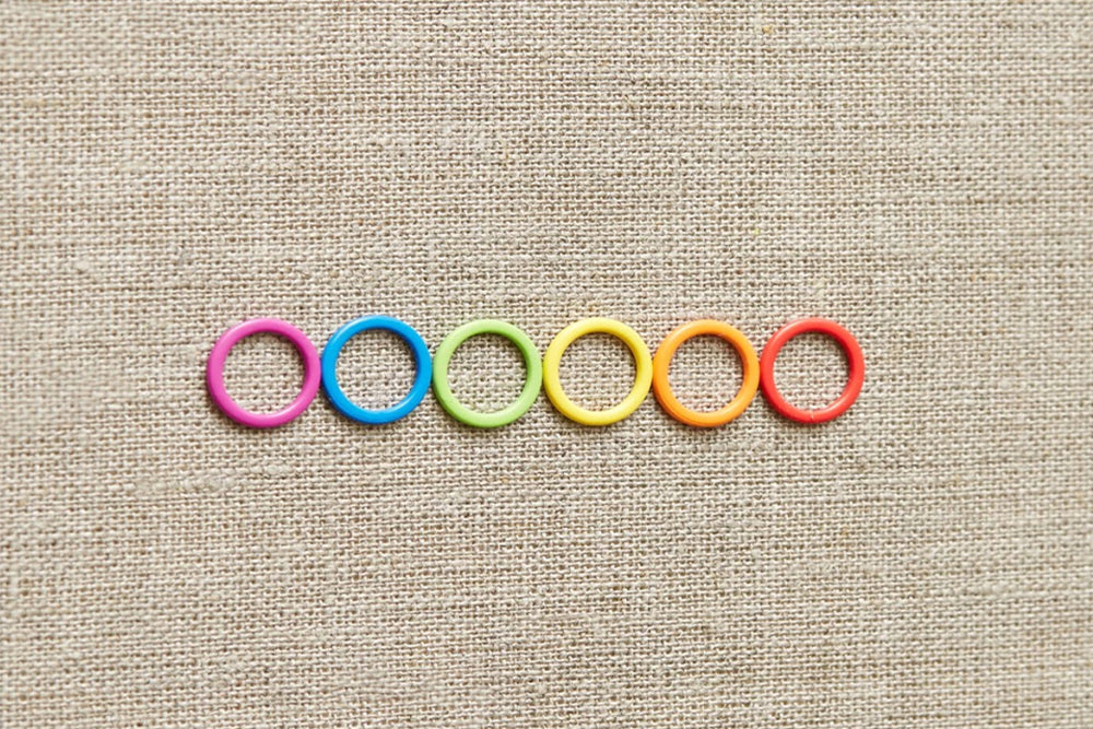 Colorful Ring Stitch Markers – Cocoknits